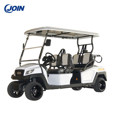 OEM 4 सीटर इलेक्ट्रिक गोल्फ कार्ट / गोल्फ बग्गी चमड़ा सामग्री